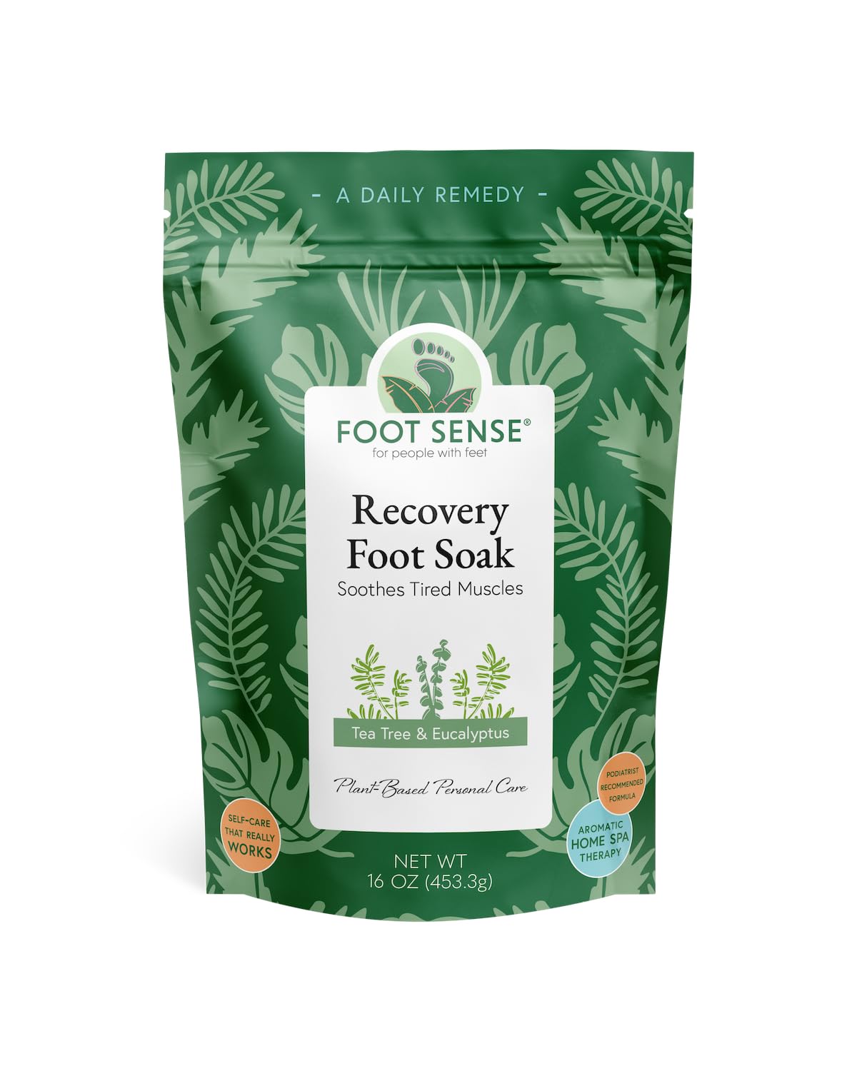 Tea Tree Oil Detox Foot Soak - for Athlete’s Foot, Toenails, Smelly Feet - All Natural Formula - Intensive Foot Repair - 16 oz