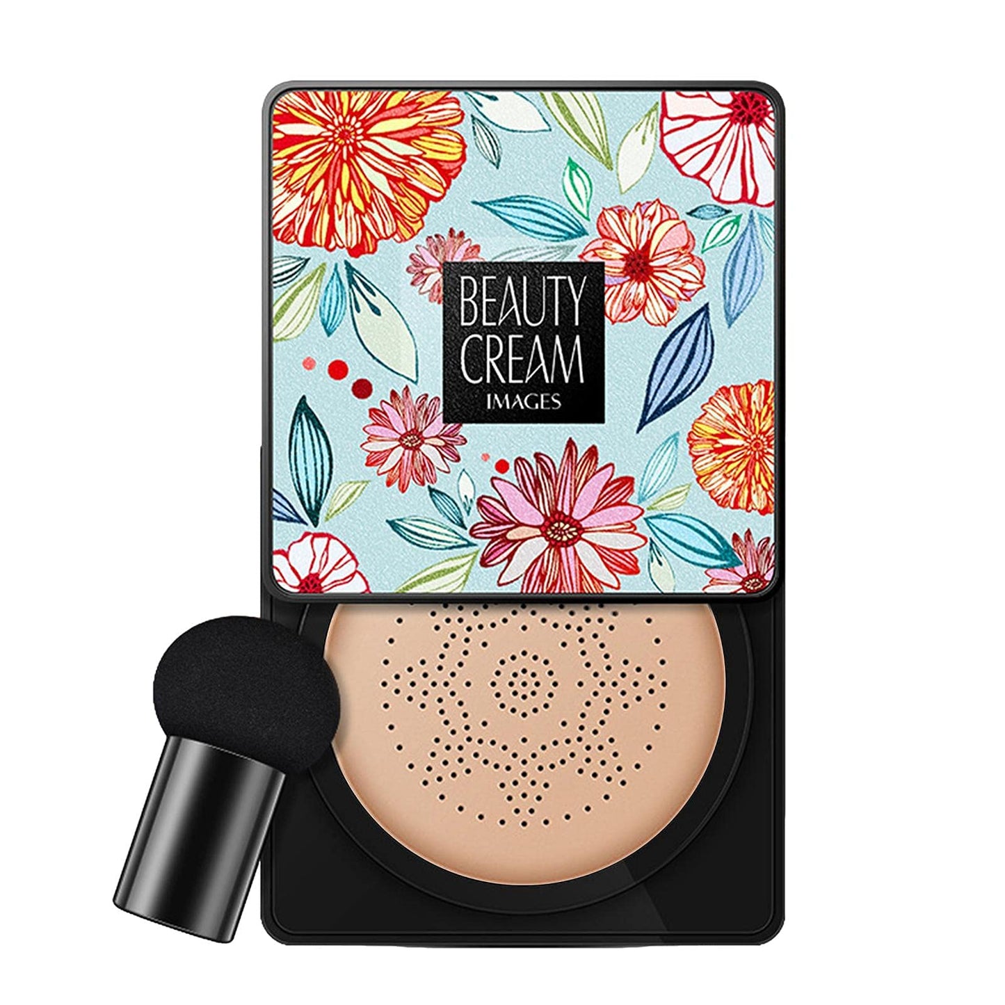 Goshir Mushroom Head Foundation Moisturizing and Smooth Mushroom Cushion Beauty Cream Concealer Small Mushroom Head Cushion Bb Cream Beauty Skin Care Bright Makeup Base Long Lasting