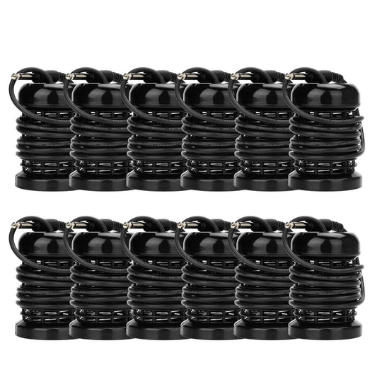 Healcity Ion Foot Bath Arrays for Ionic Detox Foot Spa Machine System Round Standard Stainless Steel Coils, Pack of 12