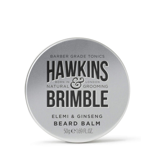 Hawkins & Brimble Beard Balm 50g / 1.69 fl oz.- Smooths, Softens & Conditions | Award Winning British Grooming Product Made With Natural Ingredients | Cruelty-free Vegan Gluten