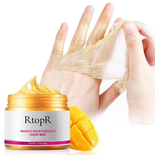 RtopR Hand Mask, Hand Peeling Mask, Hand Care Mask for Women and Men, Repair Dry, Rough, Chapped and Dull Skin on Hands