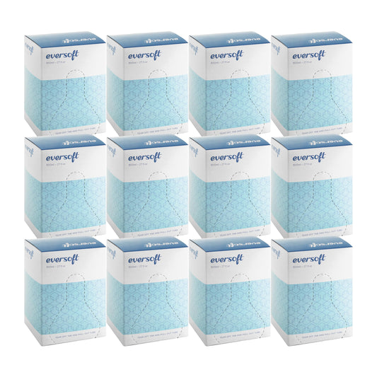 EZbrnd Eversoft General Purpose Lotion Hand Soap Refill, Bag-in-Box, Pack of 12x800ml (27.0 oz), ESO-005T (9106-12)