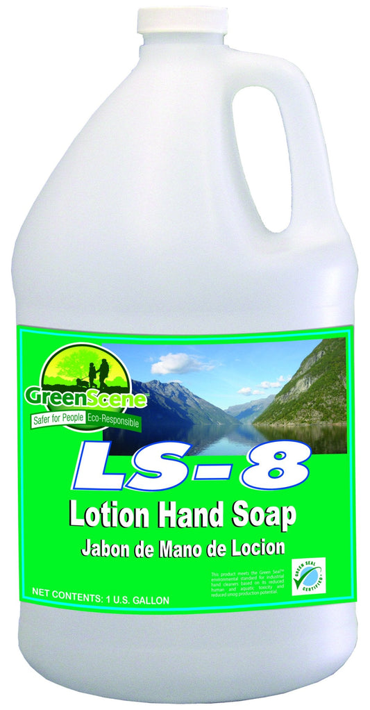 Simoniz G1394004 Green Scene LS-8 Lotion Hand Soap, 1 gal Bottles per Case (Pack of 4)