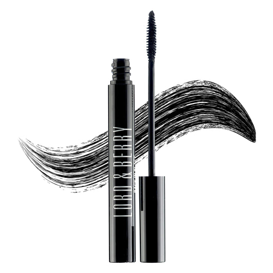 Lord & Berry Back in Black Liquid Lightweight Lash Mascara Black for Volume and Length, Long Lasting Moisture, Great For Short Lashes Eye Makeup, Cruelty Free, 0.6 oz, Deep Black