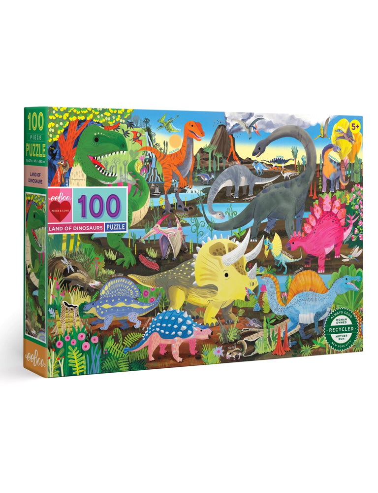 Land of Dinosaurs 100 Piece Puzzle