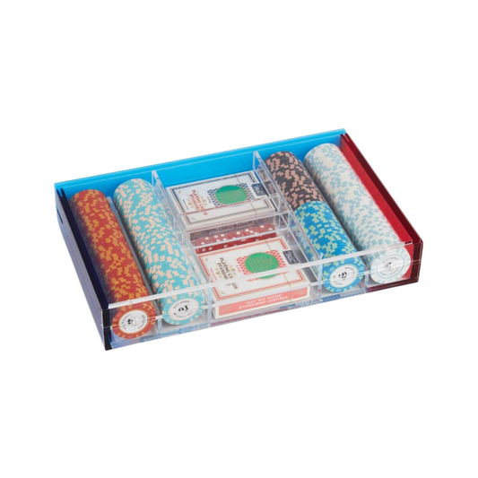 Dylan Acrylic Poker set with 200 Casino Grade Chips
