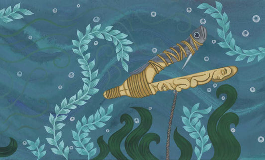 Halibut Hook Giclée Print