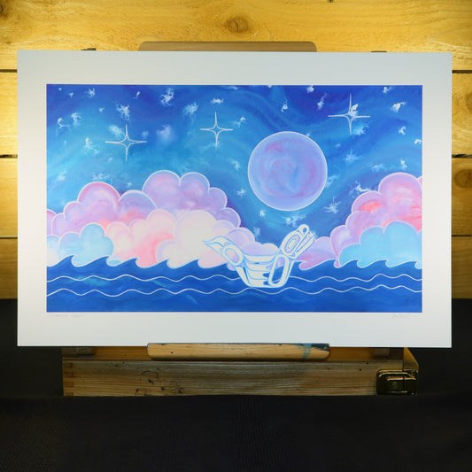 Moonlit Seal Giclée Print
