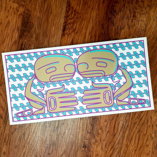 Big Heads & Big Hands Giclée Print