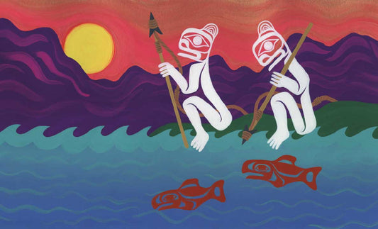 Salmon Boys Giclée Print