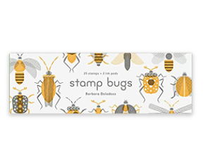 Stamp Bugs (25 stamps, 2 ink colors)