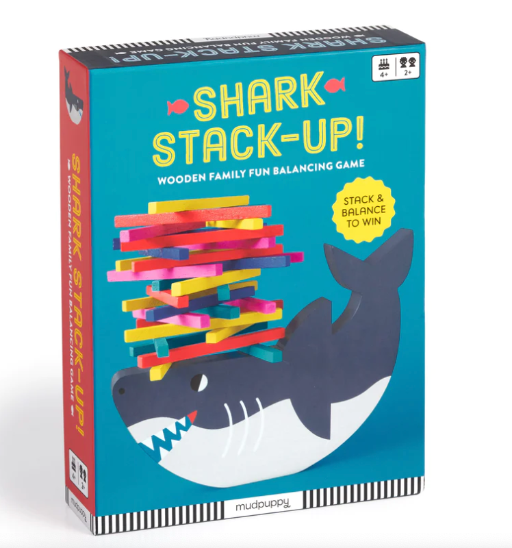 Shark Stack-up! Wooden Balancing Game