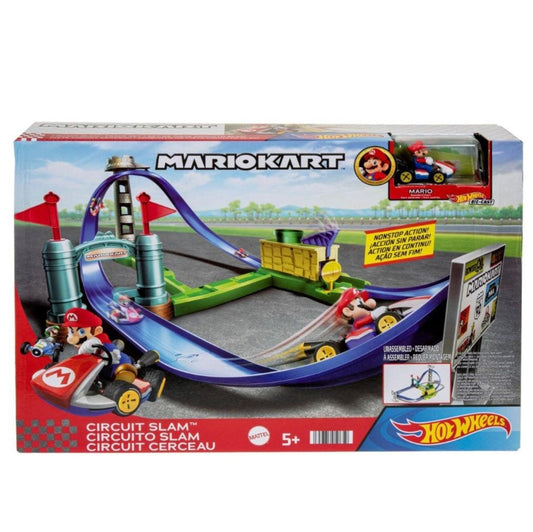 Hot Wheels - Mario Kart Circuit Slam Track Set