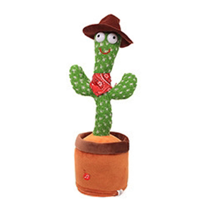 Singing Cactus Toy Dancing Cactus Plush Funny Cactus Dolls for Home Decoration