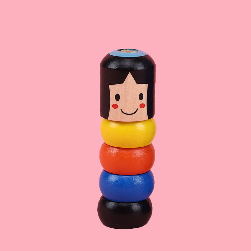 Unbreakable Wooden Man Toy Unyielding Villain Magic Wooden Man