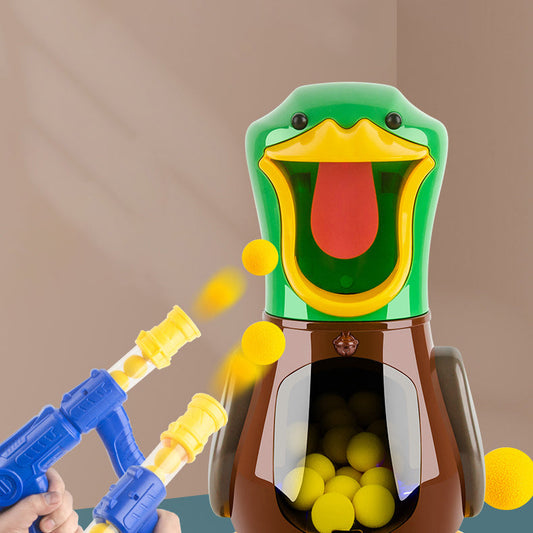 Movable Duck Shooting Toys Target Shooting Games with Air Pump Gun