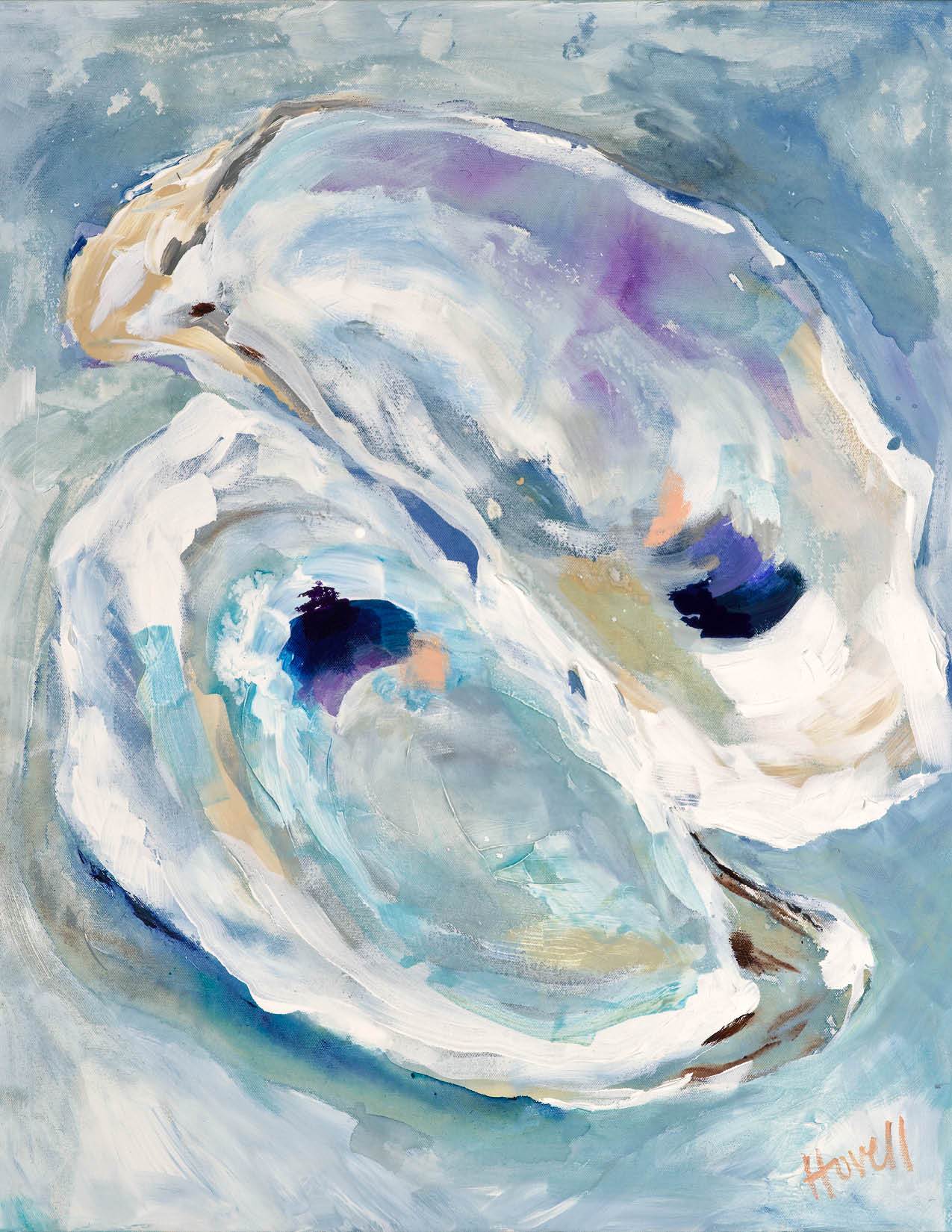 Kim Hovell Prints 5 x 7 The Horseshoe Crab Pair of Shells Print Only