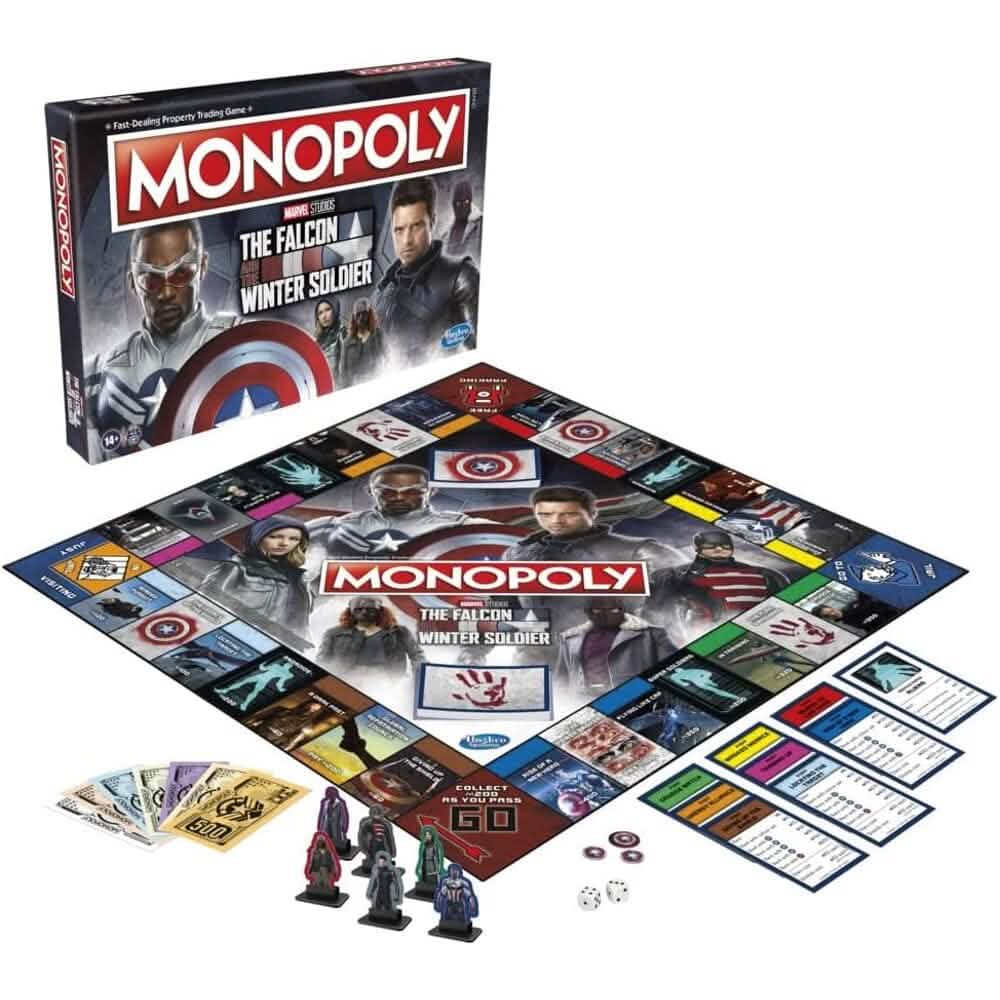 Monopoly Marvel Studios The Falcon and the Winter Soldier Edition