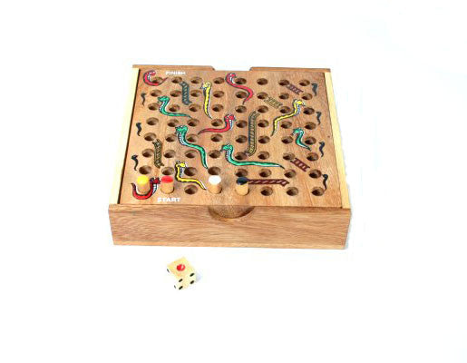 Wooden Snakes and Ladders