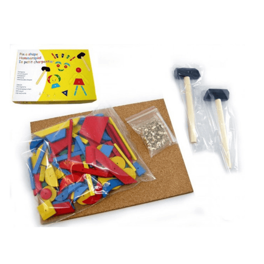 Tap A Shape with Hammer and Nails