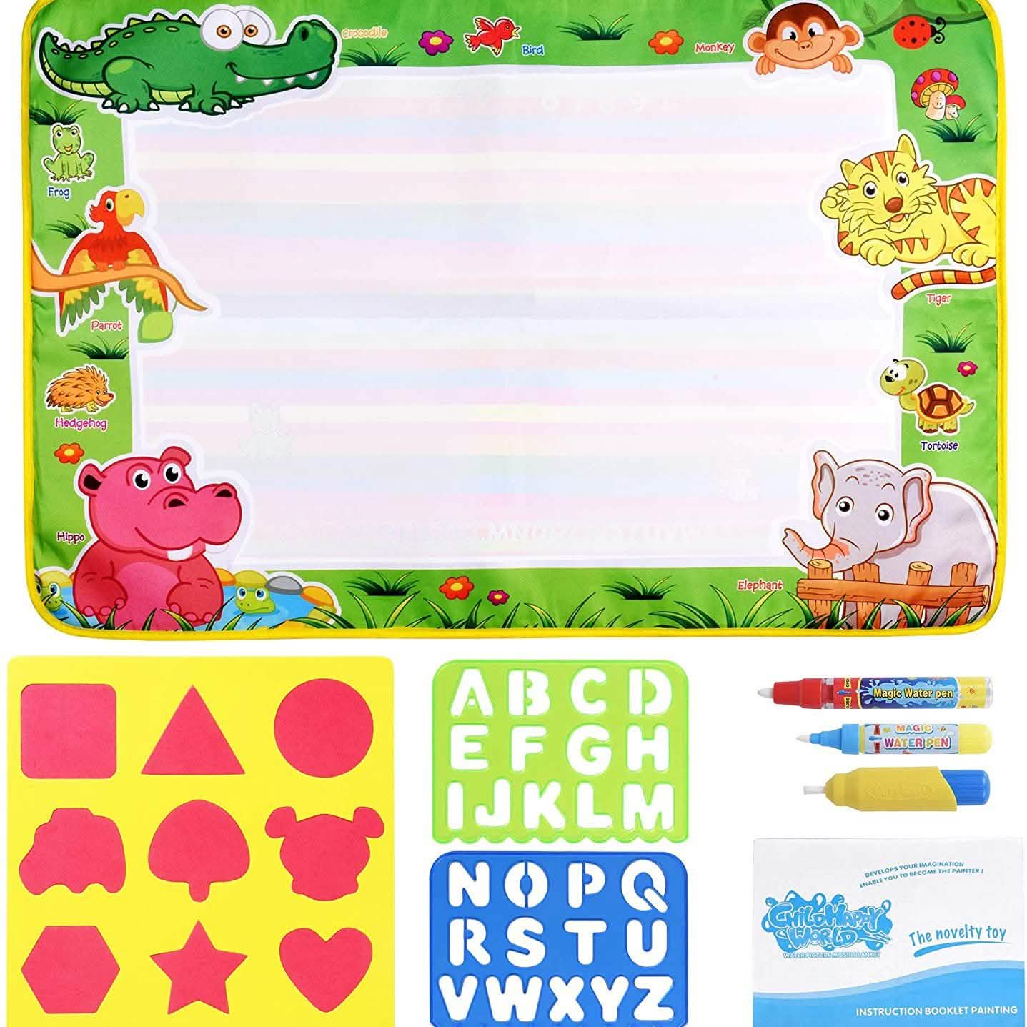 Zutan Large Aqua Doodle Mat Water Drawing Pad